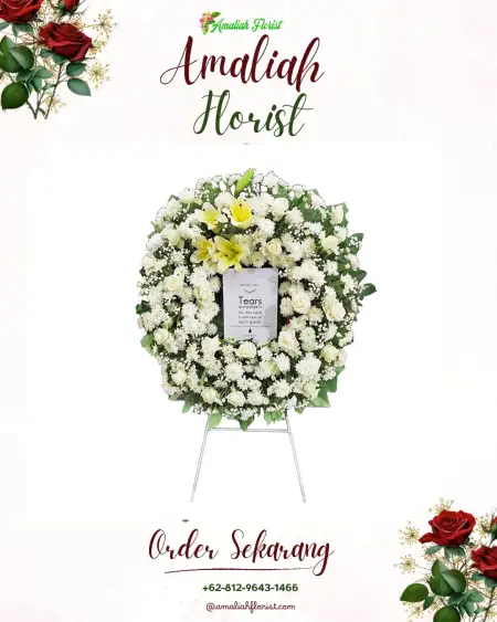 Krans Bunga Duka Tegaljeruk